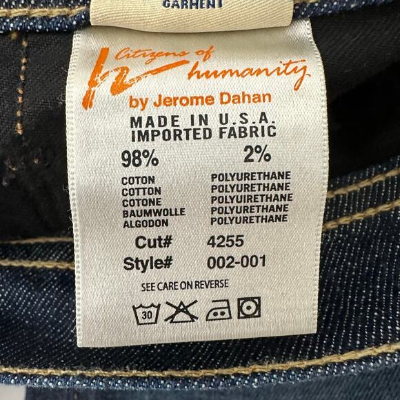 Y2K Citizens of Humanity Low Rise Flare Jeans Ingrid | Medium Wash Blue | SZ 30 - Picture 11 of 12